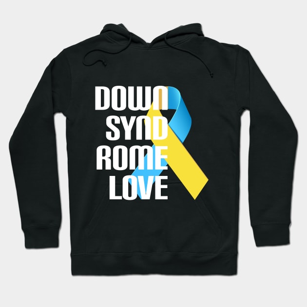 Down Syndrome Awareness Ribbon Shirt Hoodie by TeeSky